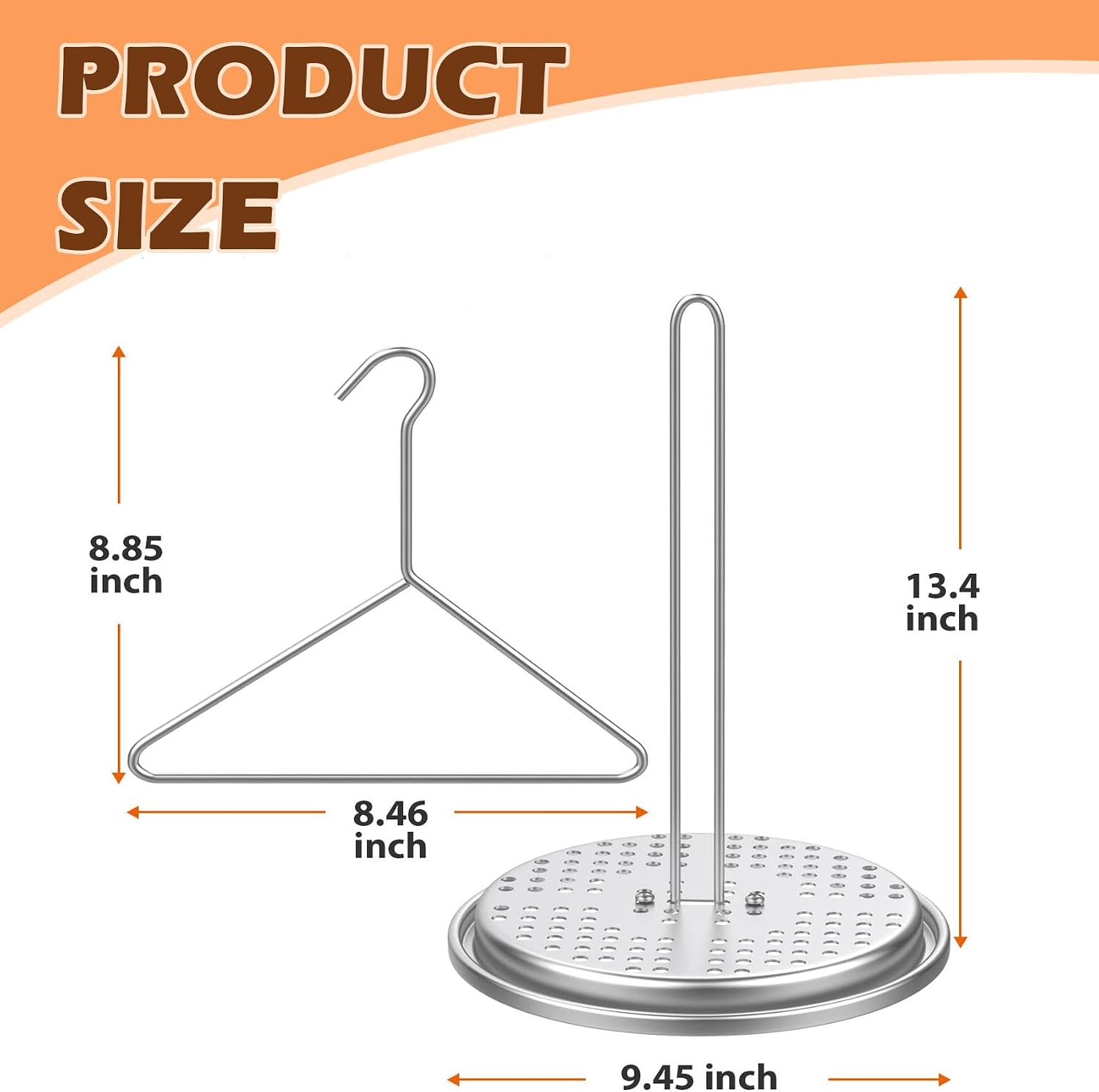Perforated Turkey Fryer Hook and Stand Set
