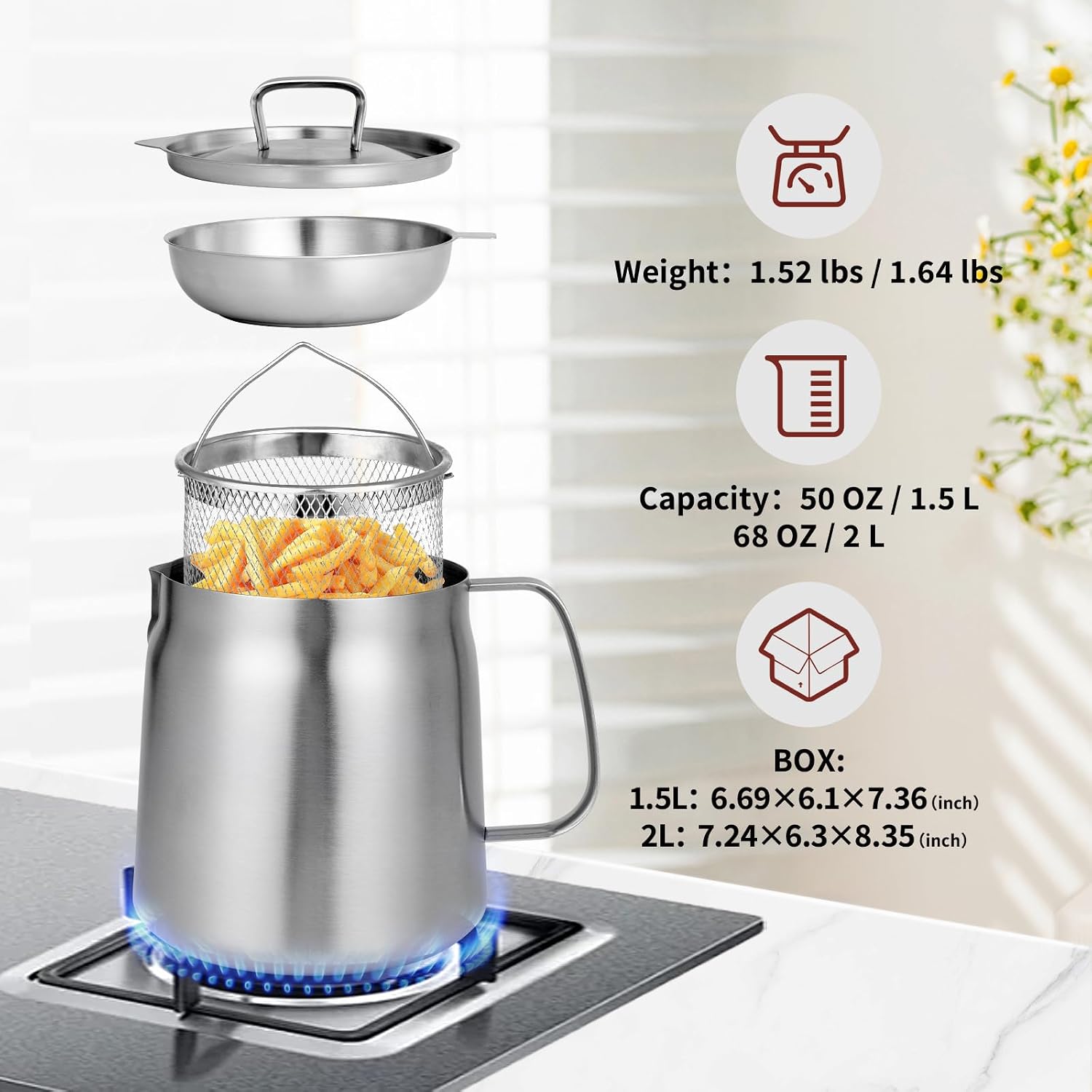 Stovetop Fry Pot Sizing Reality Check: 68oz vs 119oz for Real Kitchens